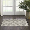 Nourison Jubilant Grey 20 X 40 Area Rug  805-113585 Thumb 3