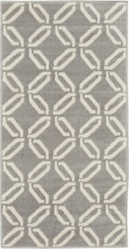 Nourison Jubilant Grey 2'0" X 4'0" Area Rug  805-113585