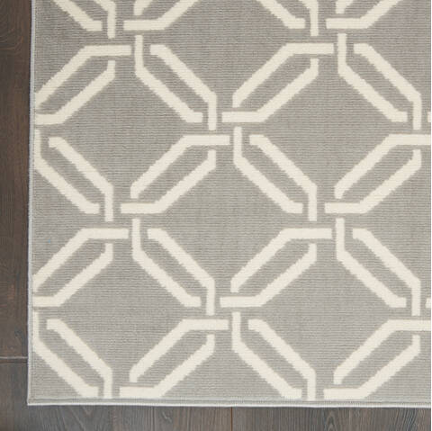 Nourison Jubilant Grey 40 X 60 Area Rug 805-113586 Image 1