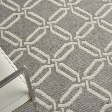 Nourison Jubilant Grey 40 X 60 Area Rug 805-113586 Image 4