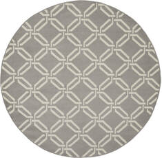 Nourison Jubilant Grey Round 5'3" X 5'3" Area Rug  805-113587