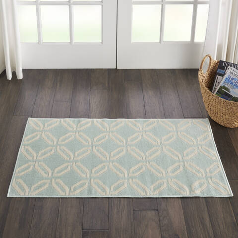 Nourison Jubilant Blue 20 X 40 Area Rug 805-113590 Image 4