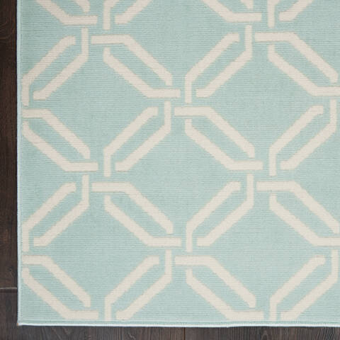 Nourison Jubilant Blue 40 X 60 Area Rug 805-113591 Image 1