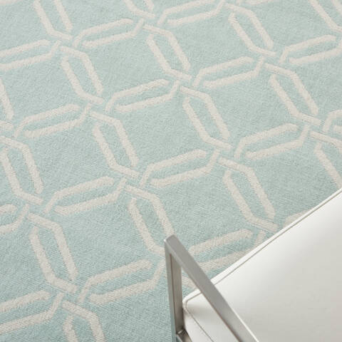 Nourison Jubilant Blue 40 X 60 Area Rug 805-113591 Image 4