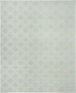 Nourison Jubilant Blue Rectangle 8x10 ft Polypropylene Carpet 113594