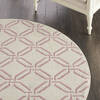Nourison Jubilant Beige Round 53 X 53 Area Rug 805-113597 Thumb 4