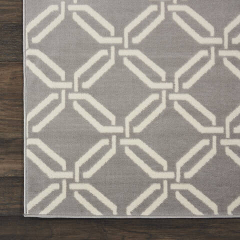 Nourison Jubilant Grey Runner 23 X 73 Area Rug 805-113601 Image 1