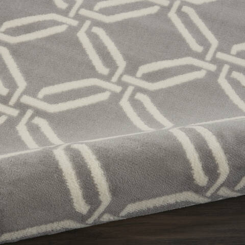 Nourison Jubilant Grey Runner 23 X 73 Area Rug 805-113601 Image 2