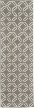 Nourison Jubilant Grey Runner 2'3" X 7'3" Area Rug  805-113601