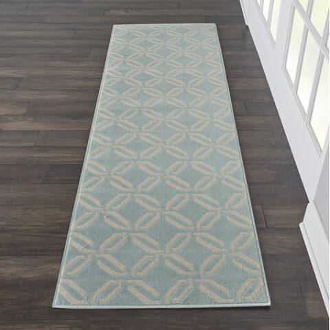 Nourison Jubilant Blue Runner 23 X 73 Area Rug 805-113602 Image 3