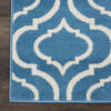 Nourison Jubilant Blue 20 X 40 Area Rug  805-113604 Thumb 1