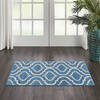 Nourison Jubilant Blue 20 X 40 Area Rug  805-113604 Thumb 3