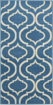 Nourison Jubilant Blue 2'0" X 4'0" Area Rug  805-113604