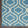 Nourison Jubilant Blue 40 X 60 Area Rug  805-113605 Thumb 1