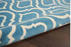 Nourison Jubilant Blue 40 X 60 Area Rug  805-113605 Thumb 2