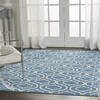 Nourison Jubilant Blue 40 X 60 Area Rug  805-113605 Thumb 5