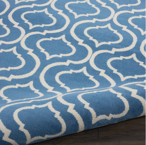 Nourison Jubilant Blue Round 53 X 53 Area Rug 805-113606 Image 2