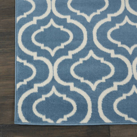 Nourison Jubilant Blue 710 X 910 Area Rug 805-113608 Image 1
