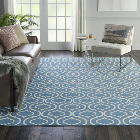 Nourison Jubilant Blue 710 X 910 Area Rug 805-113608 Image 3