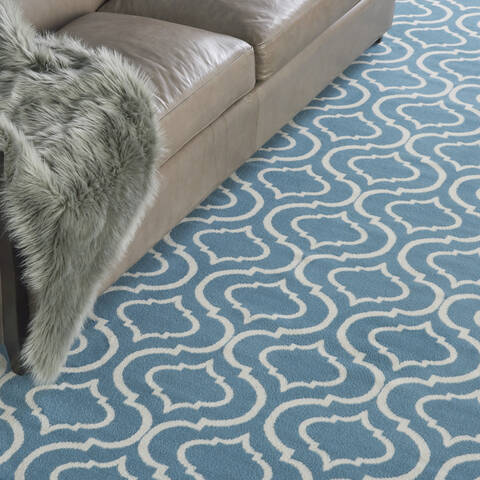 Nourison Jubilant Blue 710 X 910 Area Rug 805-113608 Image 4