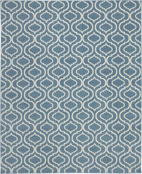 Nourison Jubilant Blue Rectangle 8x10 ft Polypropylene Carpet 113608