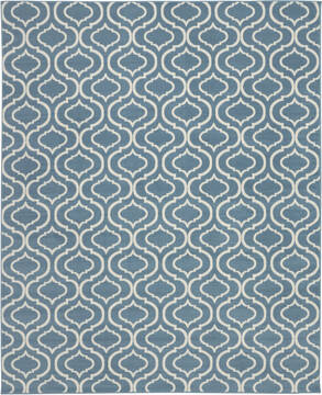 Nourison Jubilant Blue Rectangle 8x10 ft Polypropylene Carpet 113608