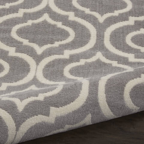 Nourison Jubilant Grey 20 X 40 Area Rug 805-113609 Image 2