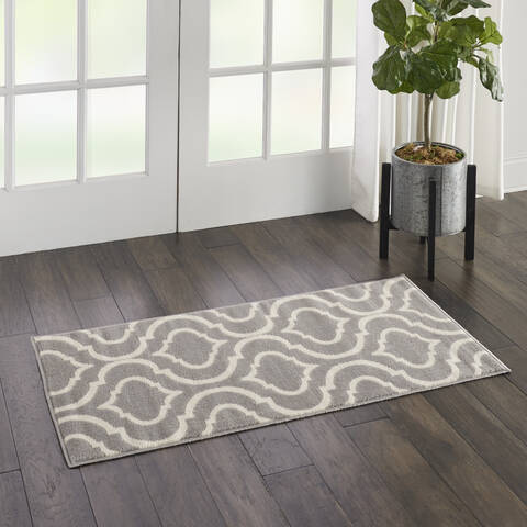Nourison Jubilant Grey 20 X 40 Area Rug 805-113609 Image 4
