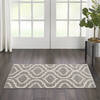 Nourison Jubilant Grey 20 X 40 Area Rug  805-113609 Thumb 3