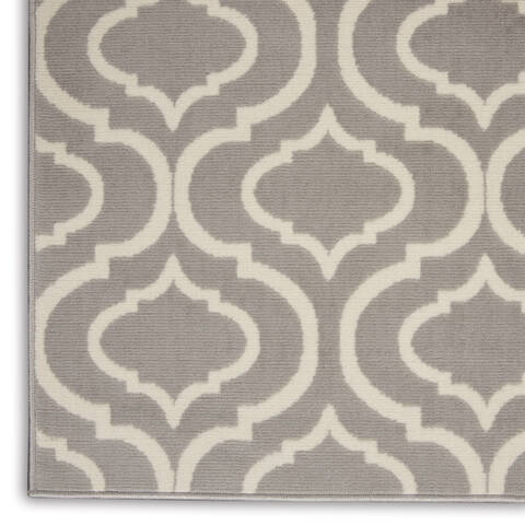 Nourison Jubilant Grey 40 X 60 Area Rug 805-113610 Image 5