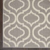 Nourison Jubilant Grey 40 X 60 Area Rug  805-113610 Thumb 1