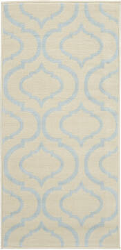 Nourison Jubilant Beige Rectangle 2x4 ft Polypropylene Carpet 113614