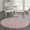 Nourison Jubilant Purple Round 53 X 53 Area Rug  805-113621 Thumb 5