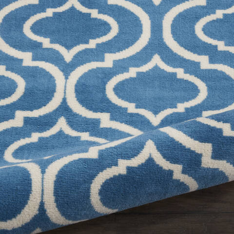 Nourison Jubilant Blue Runner 23 X 73 Area Rug 805-113624 Image 2