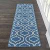 Nourison Jubilant Blue Runner 23 X 73 Area Rug  805-113624 Thumb 3