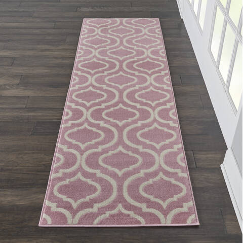 Nourison Jubilant Purple Runner 23 X 73 Area Rug 805-113627 Image 3
