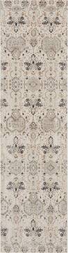 Nourison Silver Screen Grey Runner 2'2" X 7'6" Area Rug  805-113628