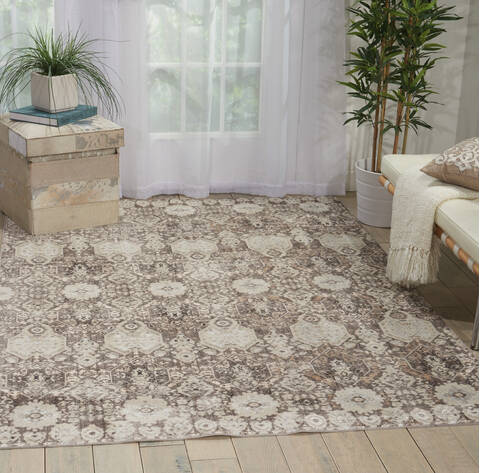 Nourison Silver Screen Grey 53 X 73 Area Rug 805-113631 Image 4