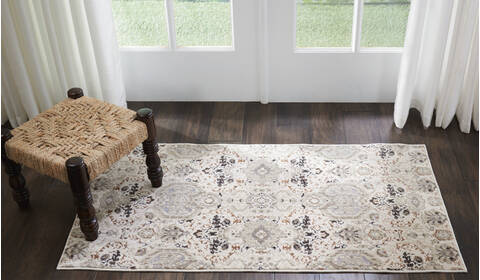 Nourison Silver Screen Grey 22 X 39 Area Rug 805-113634 Image 4