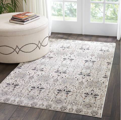 Nourison Silver Screen Grey 40 X 60 Area Rug 805-113635 Image 4