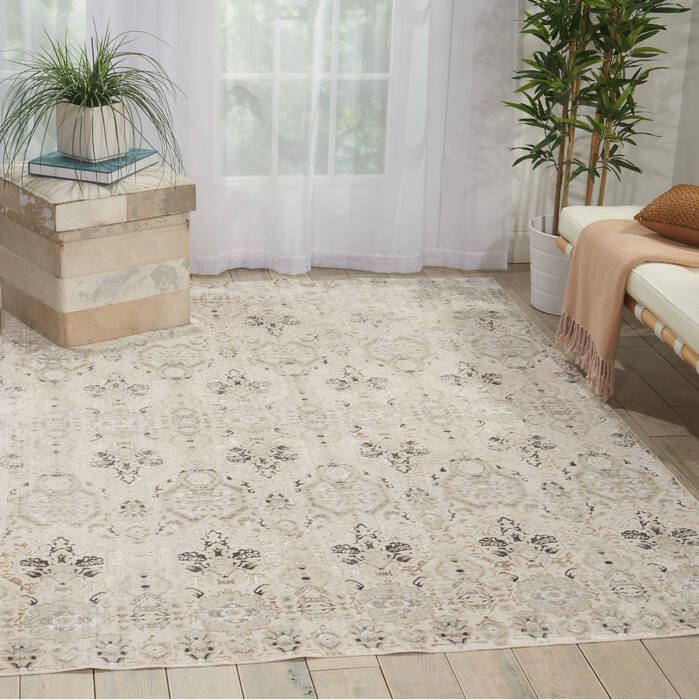 Nourison Silver Screen Grey 53 X 73 Area Rug 805-113636 Image 4