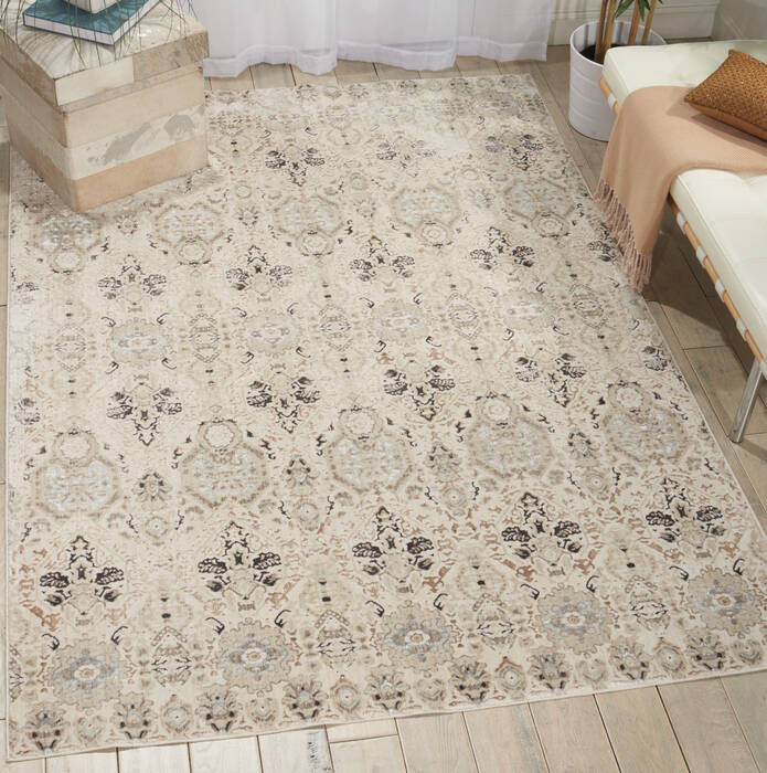 Nourison Silver Screen Grey 53 X 73 Area Rug 805-113636 Image 6