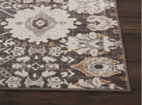 Nourison Silver Screen Grey 90 X 120 Area Rug 805-113639 Image 4