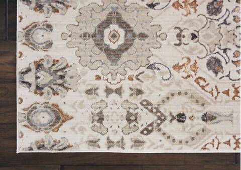Nourison Silver Screen Grey 90 X 120 Area Rug 805-113641 Image 1