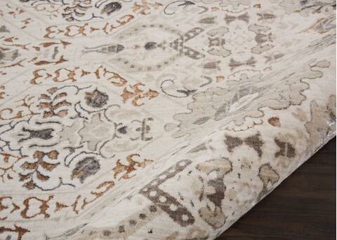 Nourison Silver Screen Grey 90 X 120 Area Rug 805-113641 Image 2