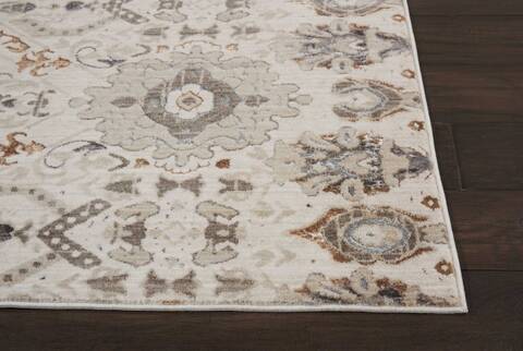 Nourison Silver Screen Grey 90 X 120 Area Rug 805-113641 Image 4