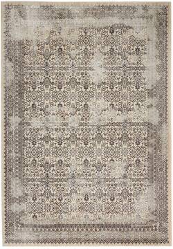 Nourison Silver Screen Grey Rectangle 5x7 ft Polyester Carpet 113646