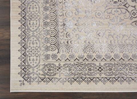 Nourison Silver Screen Grey 910 X 132 Area Rug 805-113650 Image 1