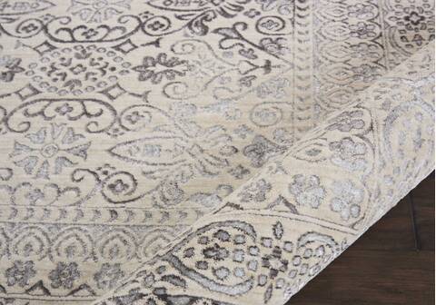 Nourison Silver Screen Grey 910 X 132 Area Rug 805-113650 Image 2