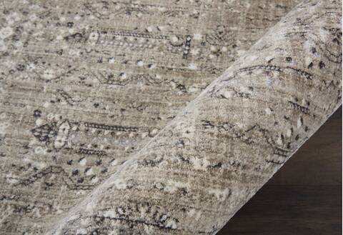 Nourison Silver Screen Beige Runner 22 X 76 Area Rug 805-113651 Image 2
